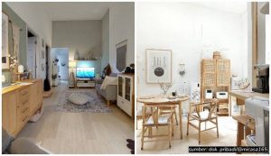 Potret Desain Rumah Japandi-Korean ala @micasa165 yang Didominasi Elemen Kayu. Kekinian, Kalem, dan Homey!