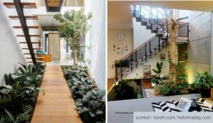 7 Inspirasi Desain Taman Bawah Tangga yang Unik. Bikin Rumah Adem dan Hijau!