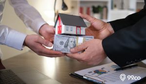 perbedaan booking fee, down payment