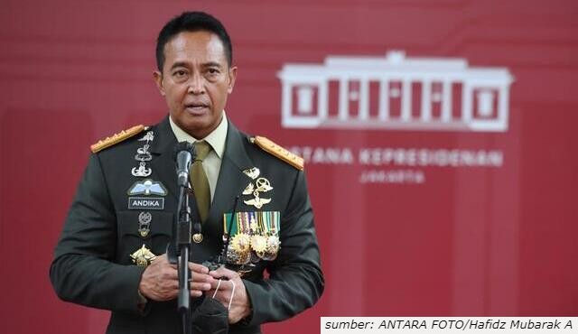 gebrakan Andika Perkasa sebagai Panglima TNI