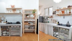 Mewujudkan Dapur Minimalis yang Fungsional ala Rumahcaca. Bersiasat lewat Meja Dapur Cor!