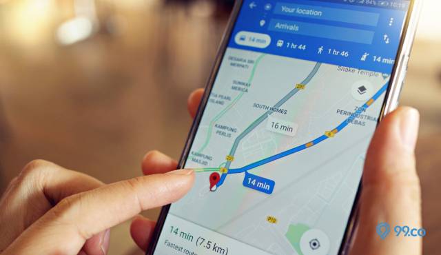 cara menandai rumah di google map