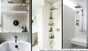 7 Inspirasi Desain Tempat Sabun Kamar Mandi yang Menyatu dengan Dinding. Minimalis tapi Mewah!