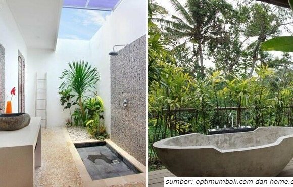 desain kamar mandi outdoor minimalis