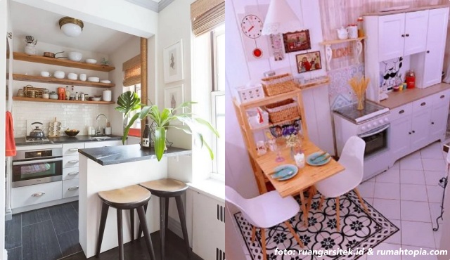model meja makan untuk dapur sempit
