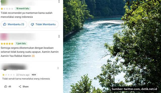 Bikin Malu, Netizen Indonesia Beri Sungai Aare Ulasan Buruk di Google dan Jadi Bulan-bulanan Media Swiss!