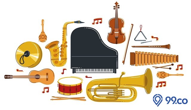 contoh alat musik harmonis