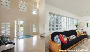 6 Tips Desain Glass Block Ruang Tamu untuk Hunian yang Terang & Nyaman