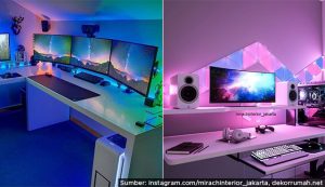8 Inspirasi Desain Meja Gaming Minimalis Paling Populer 2022. Nyaman Banget!