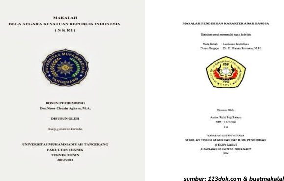 contoh judul makalah