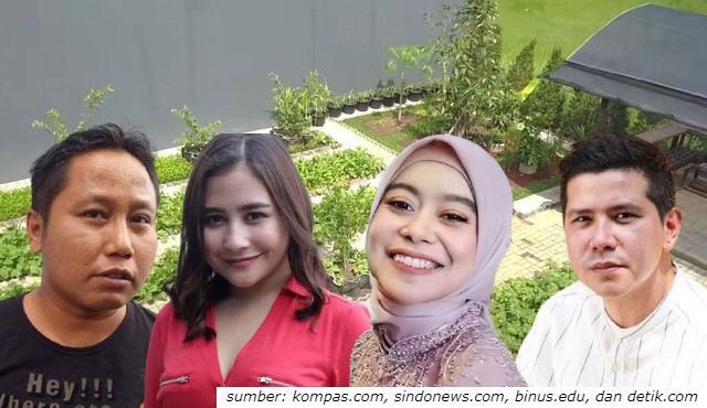 kumpulan potret kebun artis