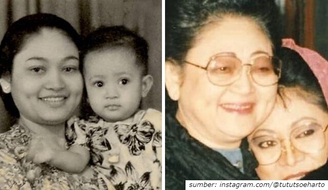 Terungkap, Inilah 6 Potret Kenangan Tutut Soeharto dan Bu Tien. Bentuk Cinta Anak kepada Ibu!