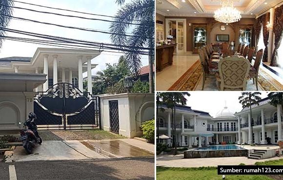 potret rumah mewah di cilandak