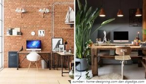 7 Desain Ruang Kerja Industrial yang Unik dan Kekinian. Bikin Kerja di Rumah Semakin Produktif!