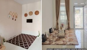 8 Inspirasi Desain Ruang Tamu Kecil Tanpa Kursi. Bikin Lapang tapi Tetap Fungsional!