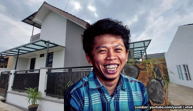 8 Potret Rumah Ubed Preman Pensiun di Bandung Selatan. Pemandangannya Langsung Sawah, Hade Pisan!