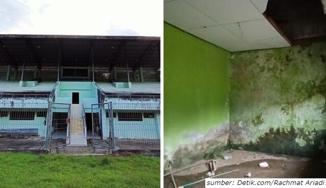 Duh, Begini Potret Terkini Stadion Massenrempulu yang Terbengkalai. Sering Tercium Bau Pesing!