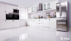 9 Inspirasi Warna Keramik Dapur yang Bagus agar Terlihat Eye Catching, Makin Betah Memasak!