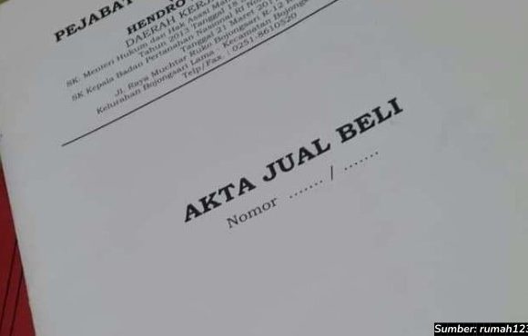 akta jual beli rumah