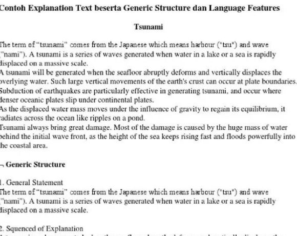 7 Contoh Explanation Text dan Terjemahannya, Dilengkapi Pengertian serta Strukturnya