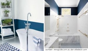 8 Inspirasi Desain Kamar Mandi Warna Biru yang Elegan. Bikin Betah Berlama-lama!