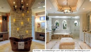 7 Inspirasi Desain Kamar Mandi Mediterania yang Mewah. Bikin Hunian Semakin Menawan!