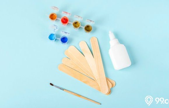5 Ide Hiasan Dinding dari Stik Es Krim Dilengkapi Cara Membuatnya. Menarik untuk Ditiru!