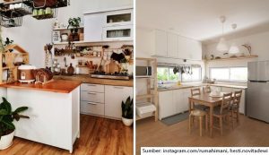 keramik lantai dapur motif kayu