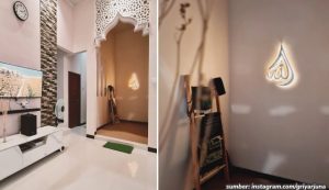Melihat dari Dekat Desain Musala di Rumah Griyarjuna. Usung Konsep Terbuka, Tampak Aesthetic!
