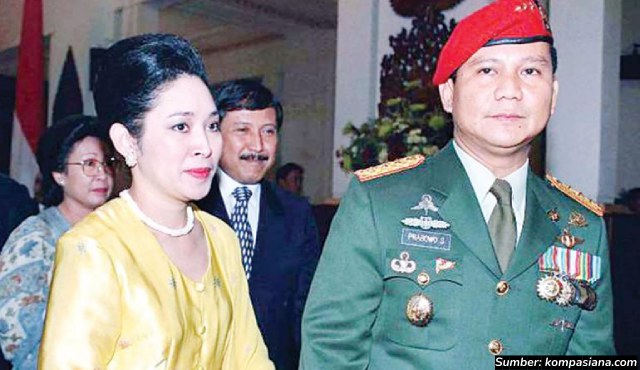 Momen Langka, Ini 5 Potret Kebersamaan Prabowo Subianto dan Titiek Soeharto sebelum Bercerai. Serasi Banget!