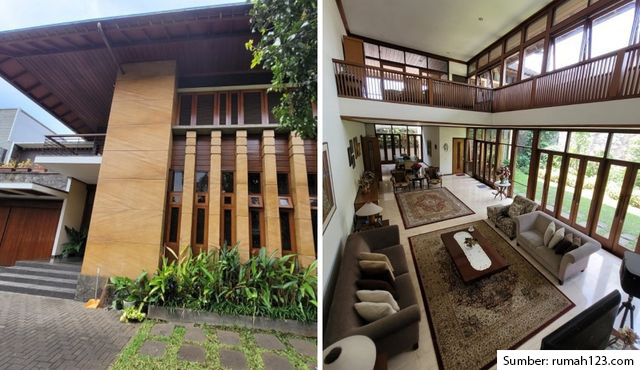 Mengintip Potret Rumah Nyaman di Bandung yang Mewah dan Didominasi Kayu. Hunian Para Crazy Rich, nih!
