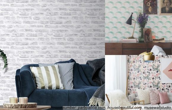 7 Inspirasi Wallpaper Dinding Ruang Keluarga Minimalis yang Keren. Bikin Interior Lebih Berkarakter!