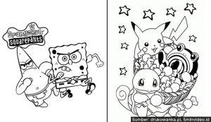20 Inspirasi Sketsa Gambar Kartun yang Lucu dan Keren. Bisa untuk Mewarnai!