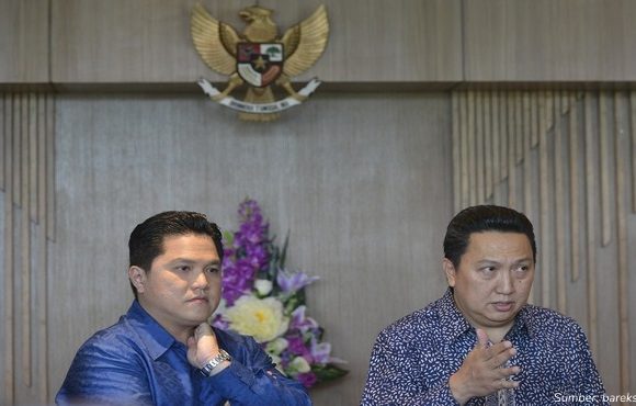 garibaldi thohir vs erick thohir