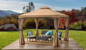 7 Desain Gazebo Baja Ringan yang Mempercantik Eksterior. Suka yang Mana?