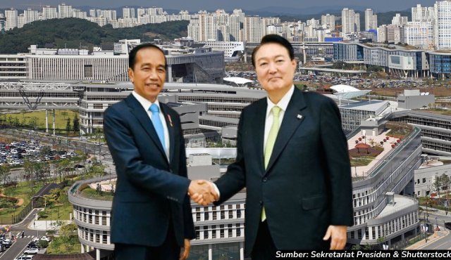 jokowi dan presiden korea selatan