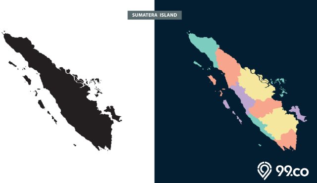 kondisi geografis pulau sumatera berdasarkan peta