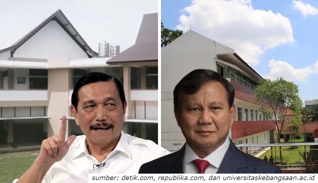Mengintip Perbandingan Potret Kampus Milik Prabowo vs Luhut. Kalau Kamu Jadi Mahasiswa, Pilih Mana?