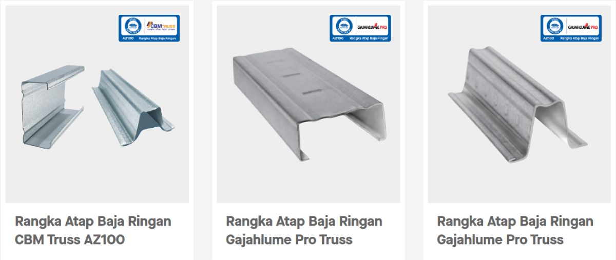 rangka atap baja ringan distribusi BlueScope