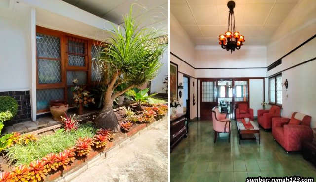 Kokoh Sejak 1955, Rumah Belanda di Bandung Ini Dijual Rp19 Miliar. Hunian Hadap Timur, Bisa Lihat Matahari Terbit!