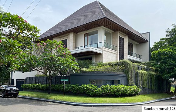 rumah mewah hook di jakarta selatan