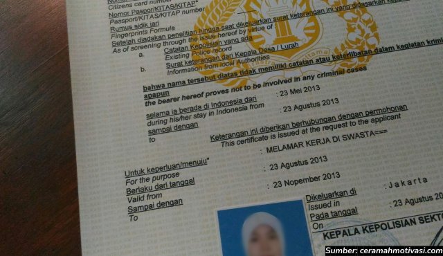 ukuran pas foto untuk skck