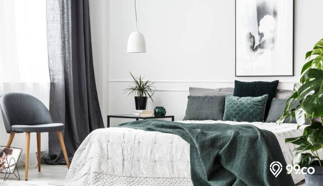 warna cat kamar tidur elegan