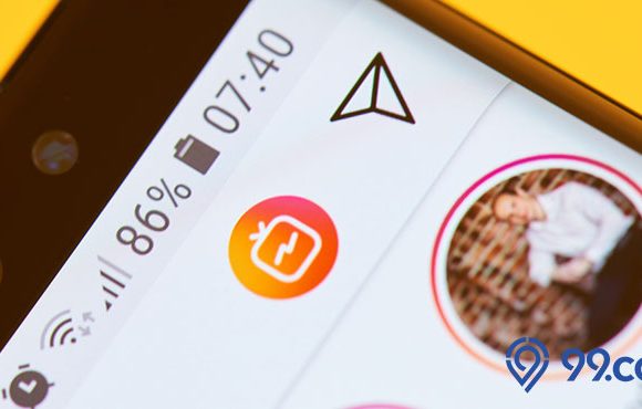 cara dm di instagram