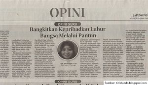 contoh artikel opini