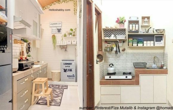 desain dapur type 36