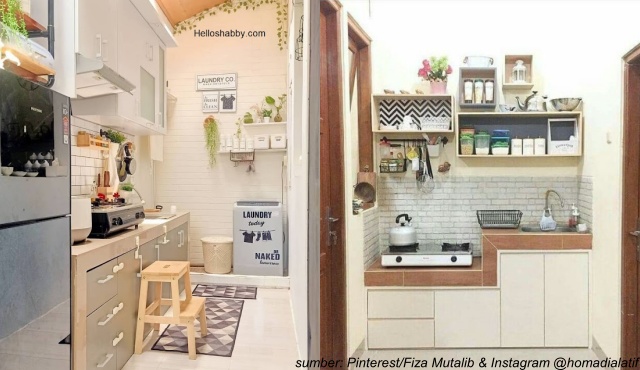 desain dapur type 36