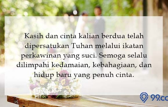 kumpulan ide ucapan pernikahan simple