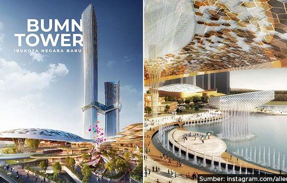 Pemerintah akan Bangun Tower BUMN di IKN Nusantara. Tingginya Capai 700 Meter!