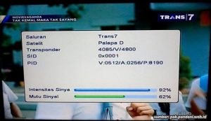 Cara Mencari Channel Trans 7 yang Hilang Terbaru Tahun 2025
